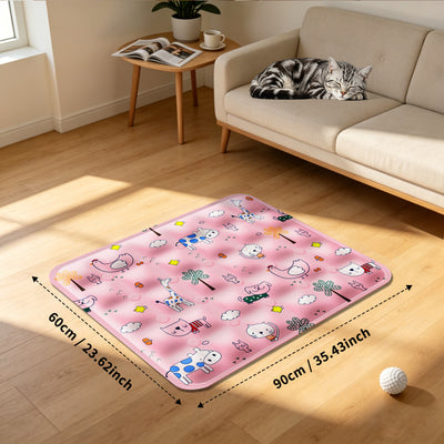 Pet Ice Cooling Mat — Pink | Self-Cooling Gel Pad for Dogs & Cats – gallery 3