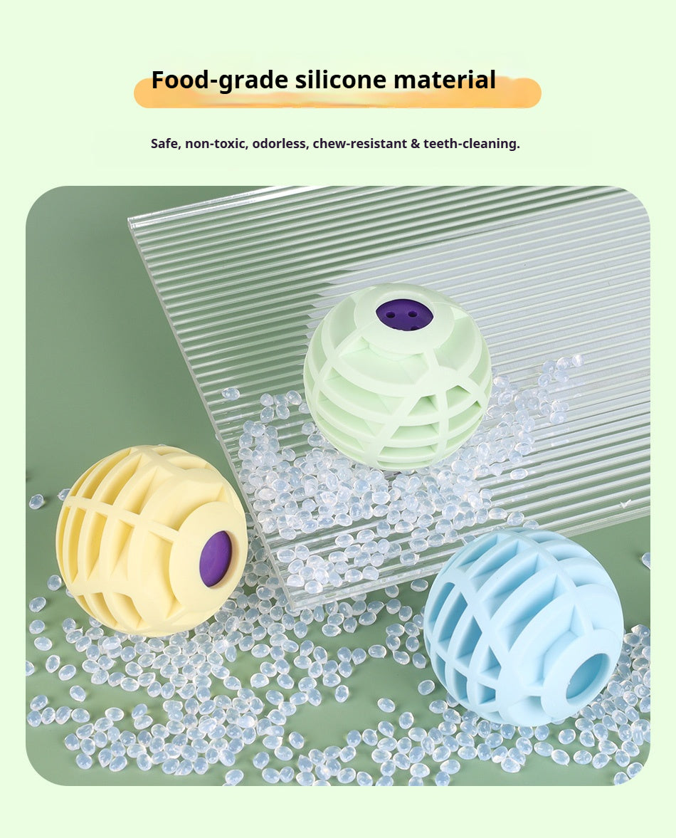 Mile High Life interactive silicone squeaky fetch ball for dogs — view 6