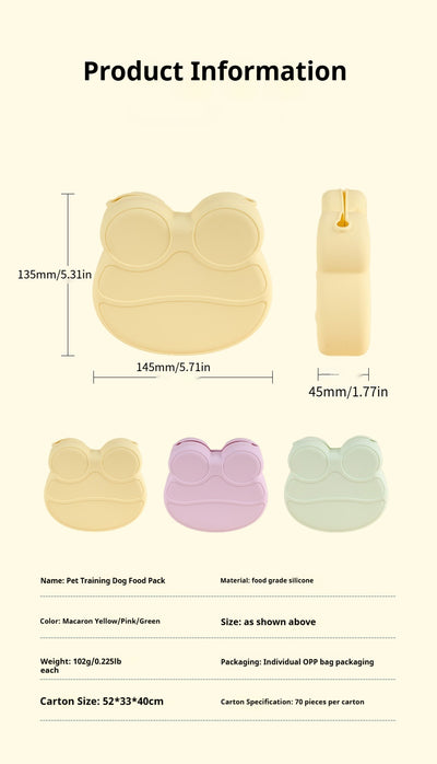 Mile High Life silicone dog training treat pouch with secure closure — view 22