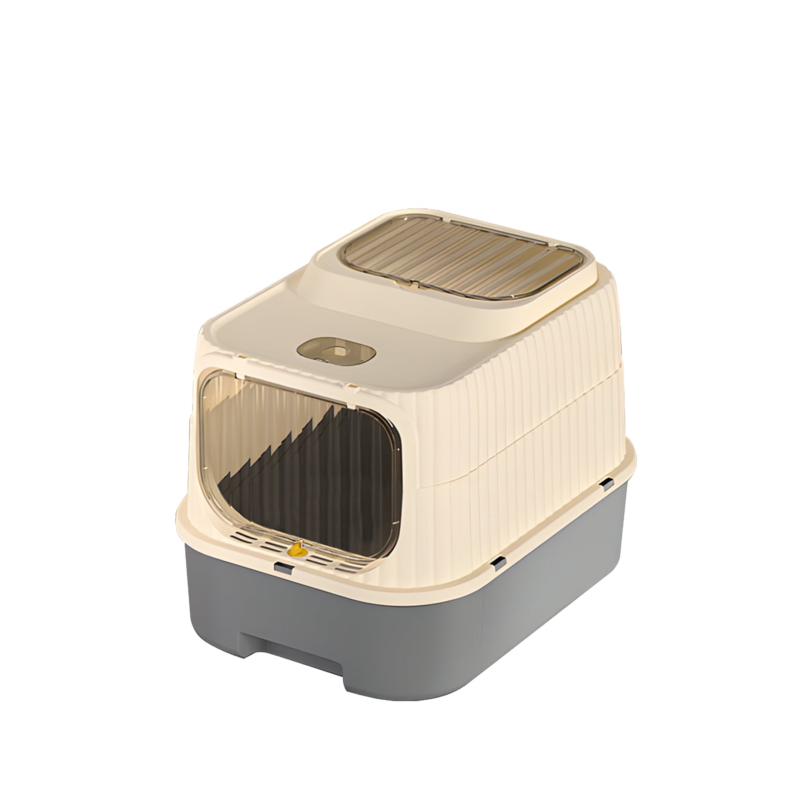 Cruiser Style Cat Litter Box | Sci-Fi Hooded Litter Pan, 5 Colors – green