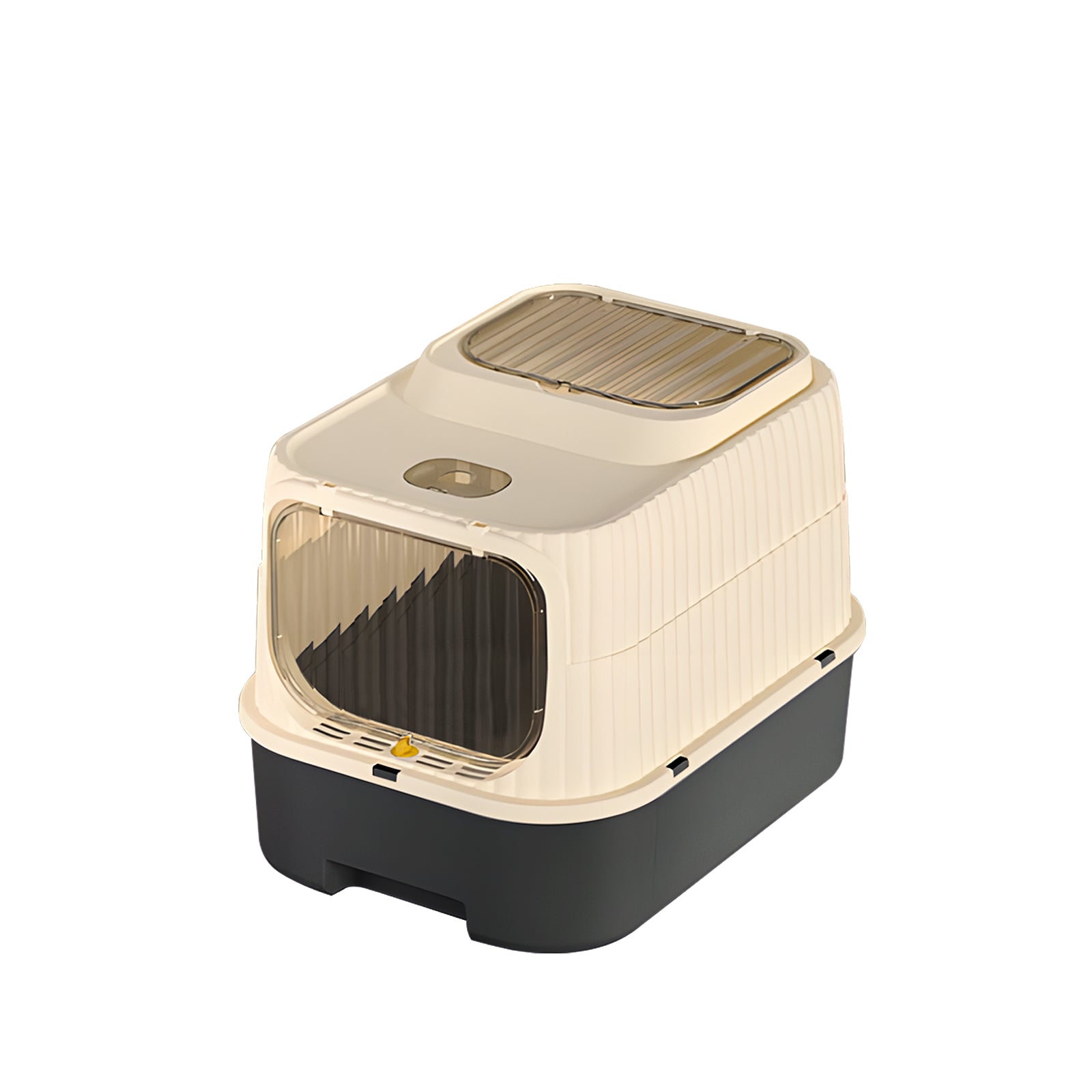 Cruiser Style Cat Litter Box | Sci-Fi Hooded Litter Pan, 5 Colors – purple