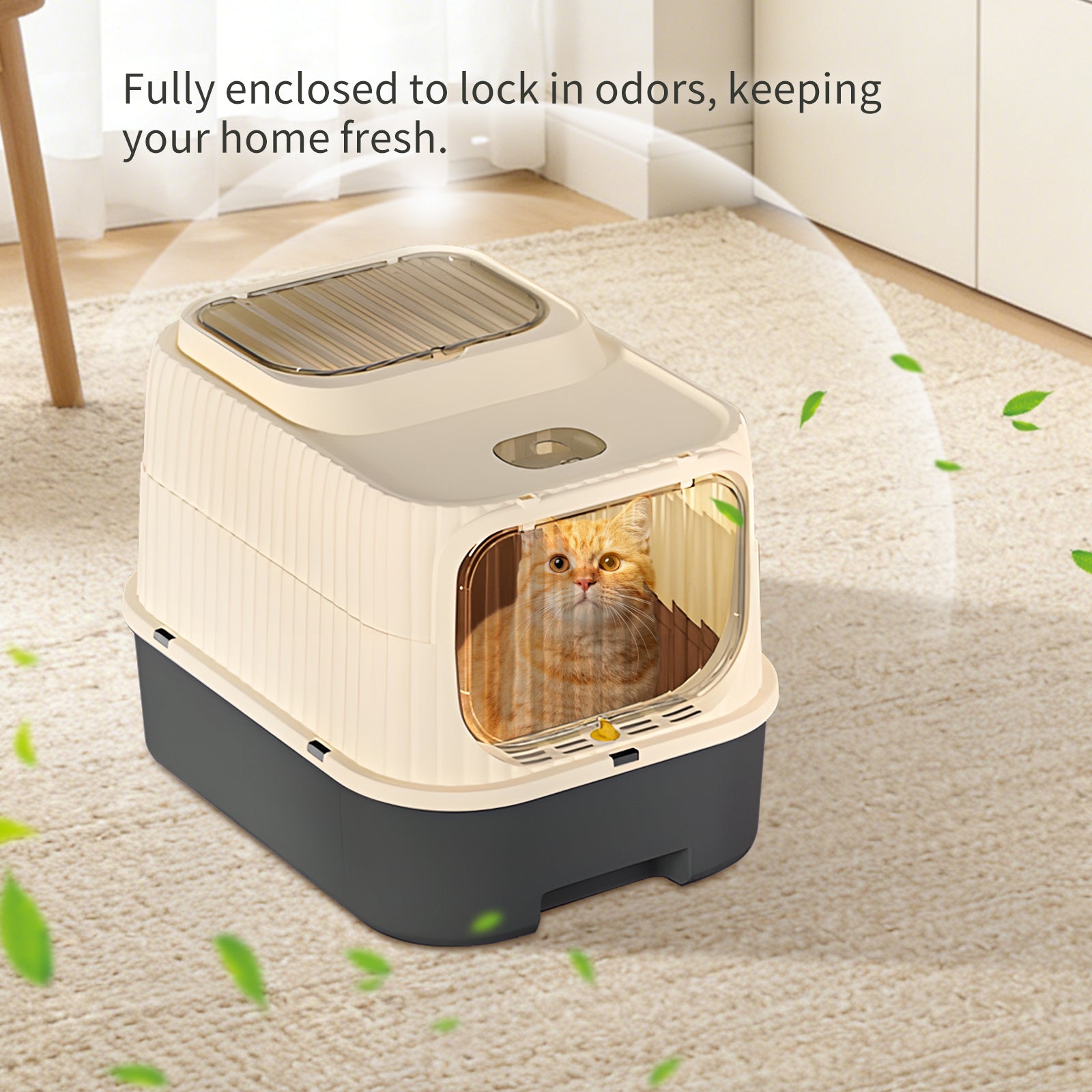 Cruiser Style Cat Litter Box | Sci-Fi Hooded Litter Pan, 5 Colors – gallery 11