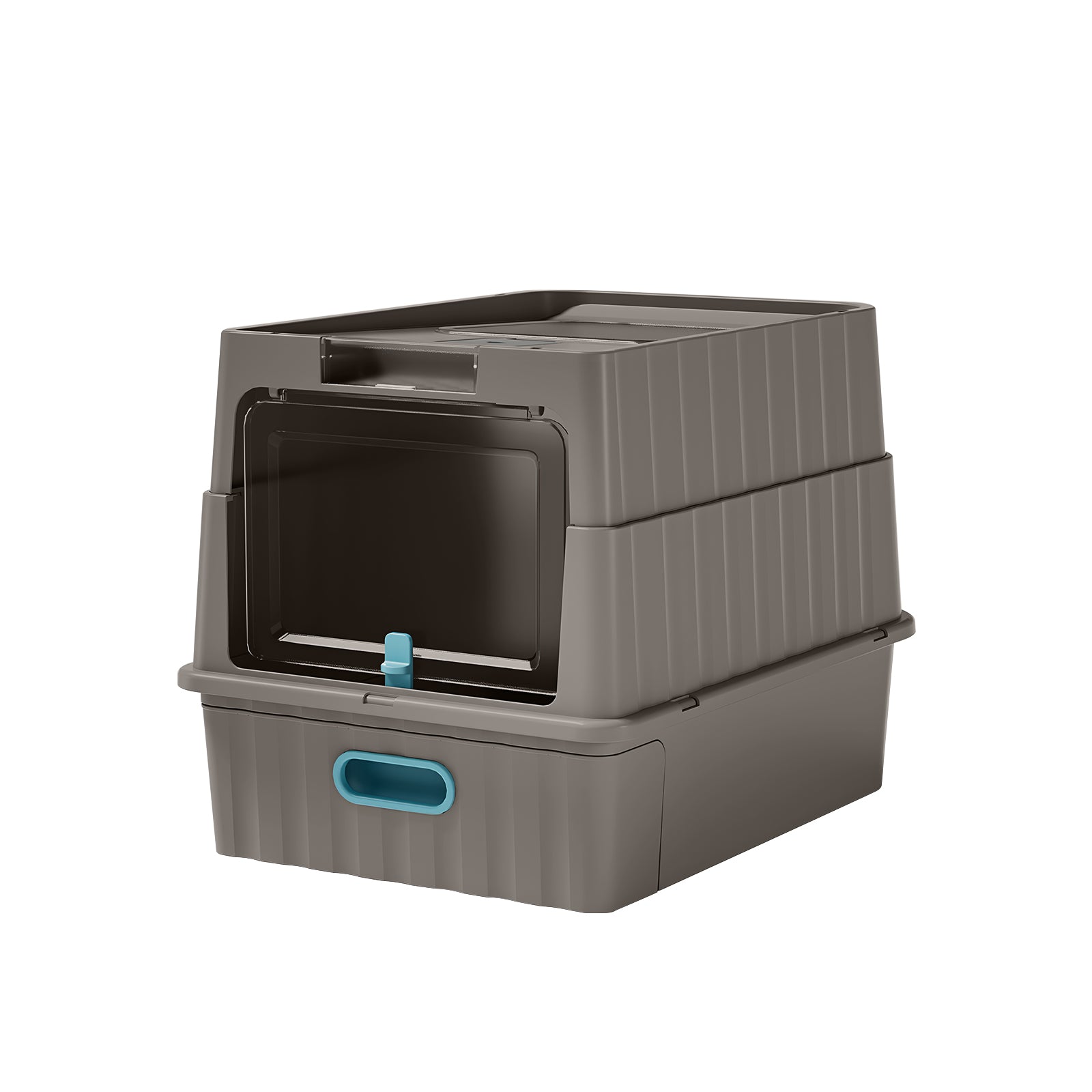Drawer Type Cat Litter Box | Pull-Out Tray Litter Pan – gallery 13