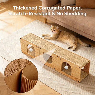 Cat Tunnel — Collapsible Multi-Color Crinkle Tunnel with Peek Holes – gallery 3
