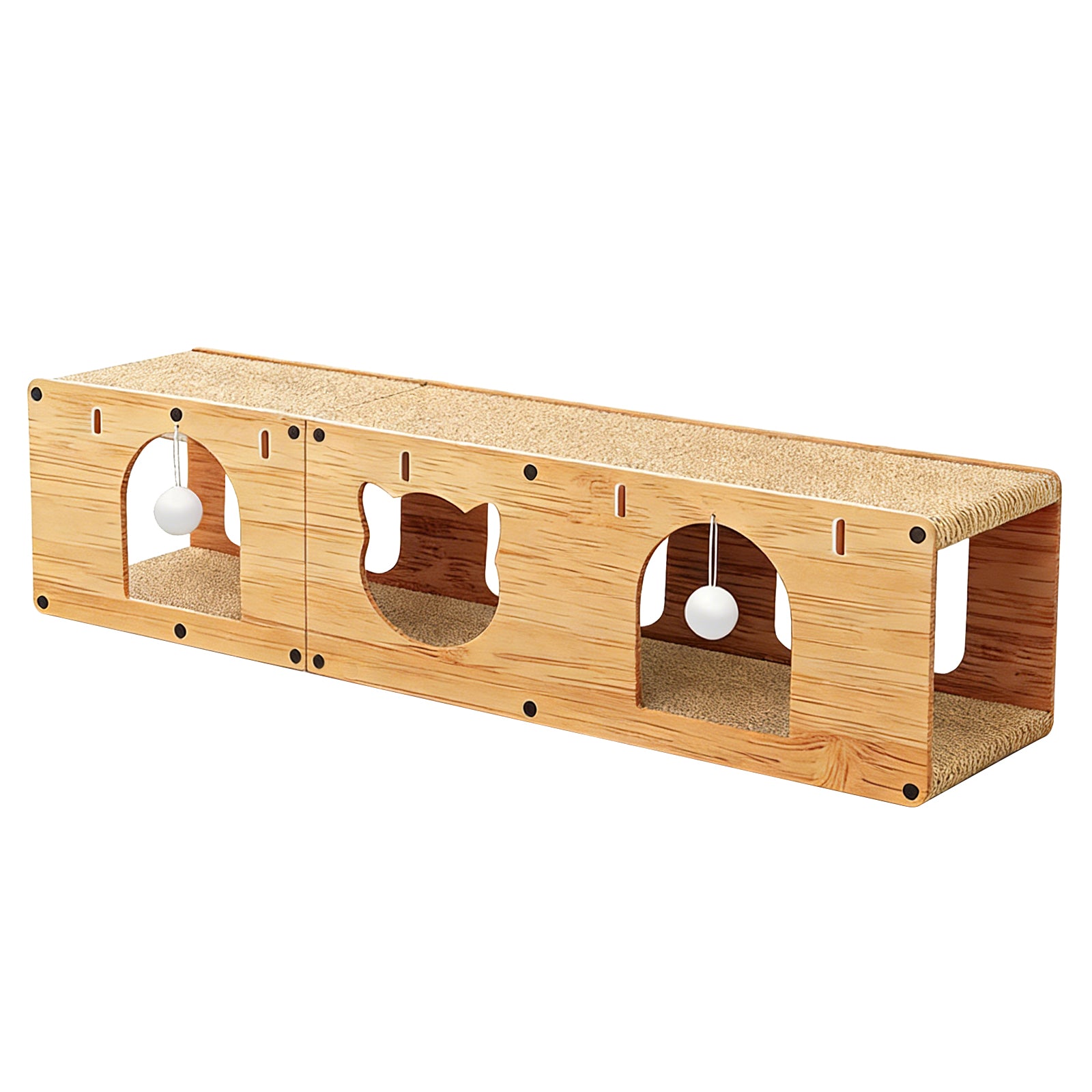 Cat Tunnel — Collapsible Multi-Color Crinkle Tunnel with Peek Holes – gallery 7