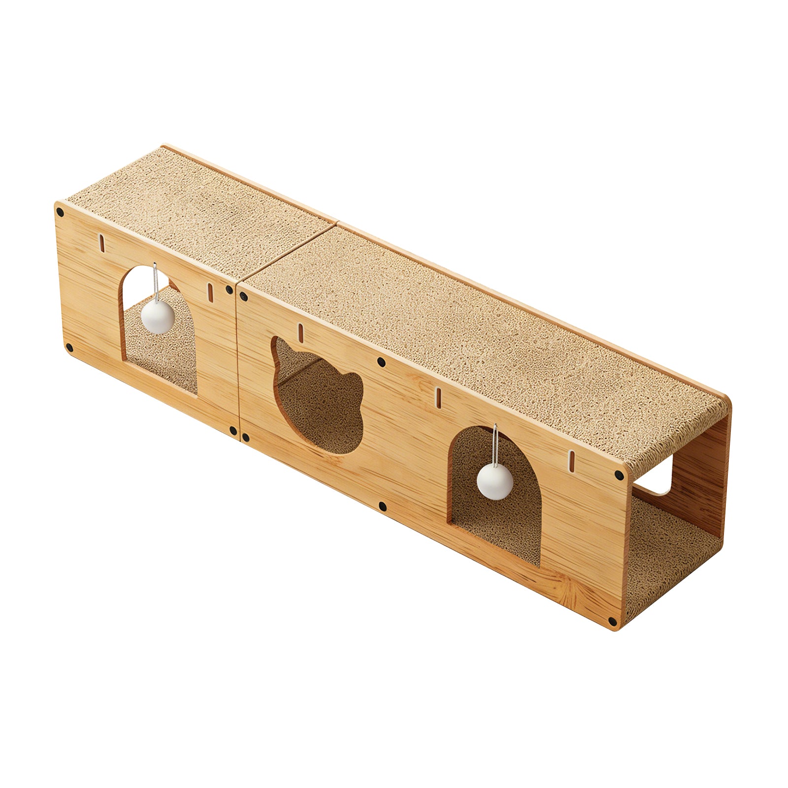 Cat Tunnel — Collapsible Multi-Color Crinkle Tunnel with Peek Holes – gallery 11
