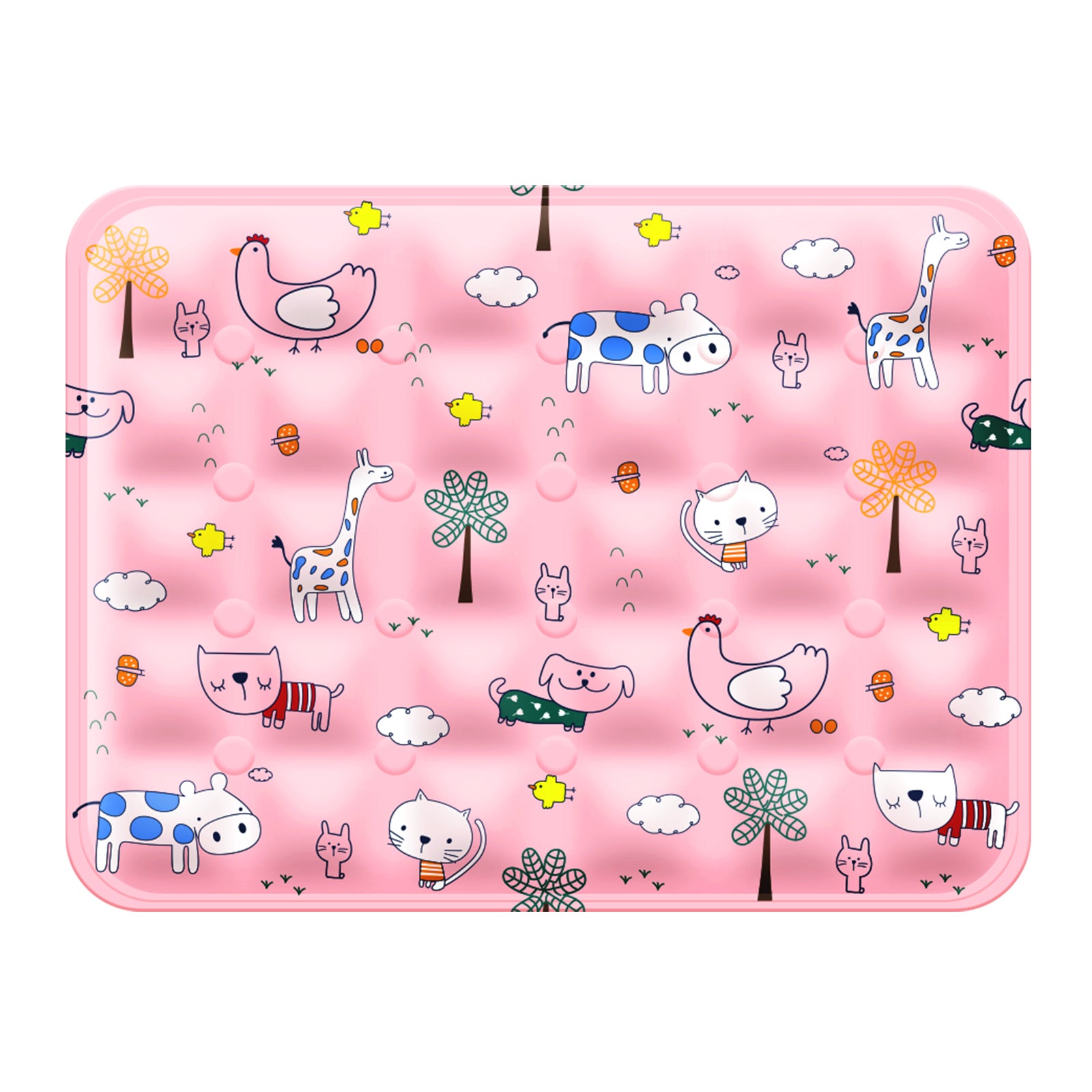 Pet Ice Cooling Mat — Pink | Self-Cooling Gel Pad for Dogs & Cats – pink