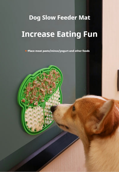 Mile High Life silicone pet licking mat with suction base for dogs and cats — view 45