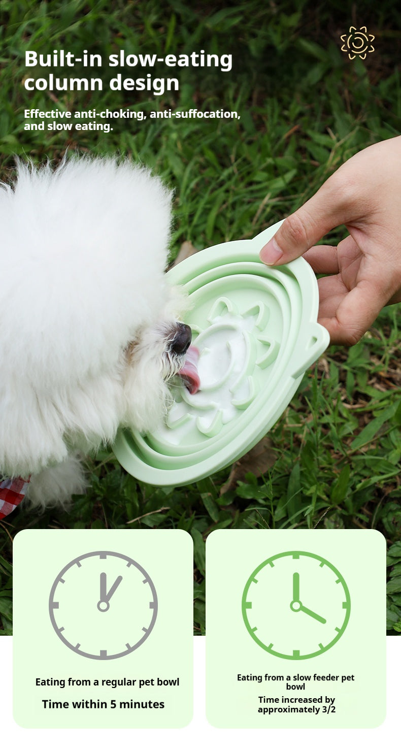 Mile High Life collapsible silicone pet travel bowl, foldable for dogs and cats — view 34