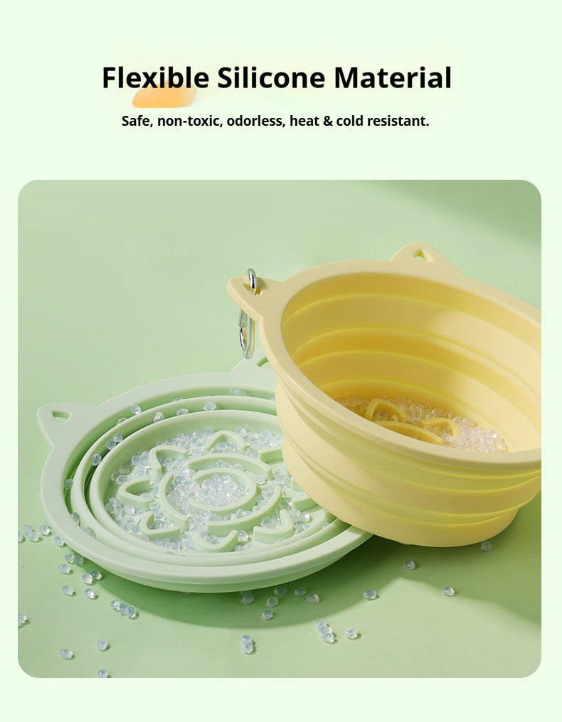 Mile High Life collapsible silicone pet travel bowl, foldable for dogs and cats — view 35
