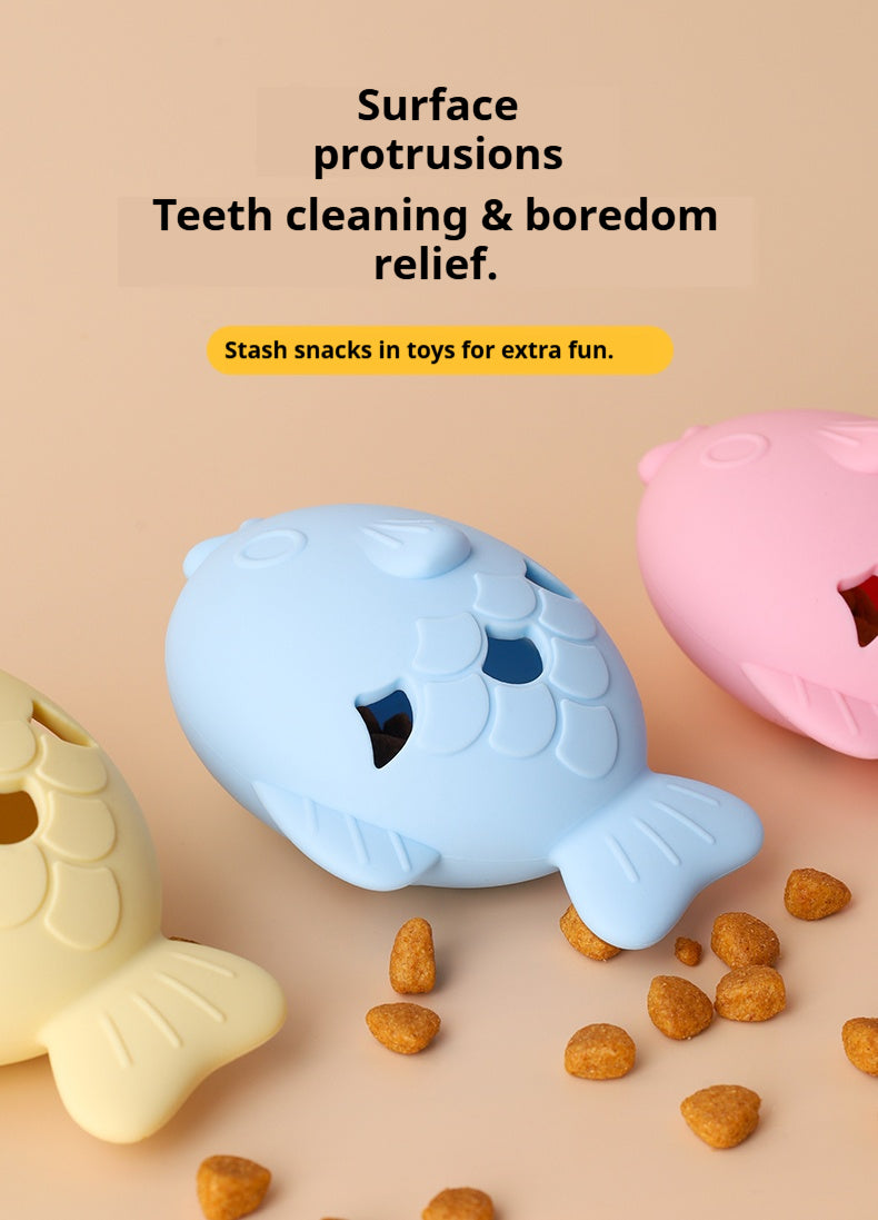 Mile High Life fish-shaped silicone slow feeder bowl for dogs and cats — view 7