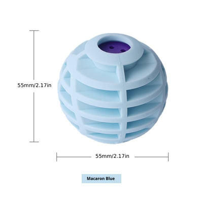 Mile High Life interactive silicone squeaky fetch ball for dogs, main product photo