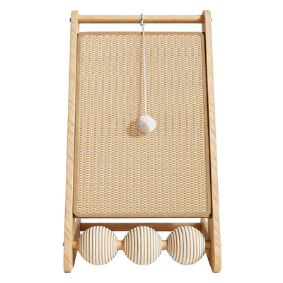 L-Shape Sisal Cat Scratcher with Interactive Ball Track – gallery 9