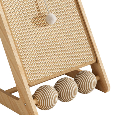 L-Shape Sisal Cat Scratcher with Interactive Ball Track – gallery 11