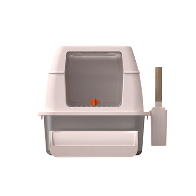 MSP001 Stainless Steel Cat Litter Box — Pink | Odor-Proof Litter Pan – gallery 3