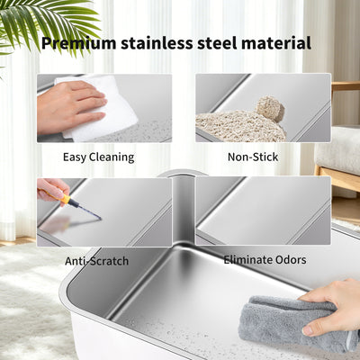 K1 Full Stainless Steel Cat Litter Box | Heavy-Duty Odor-Proof Pan – gallery 11