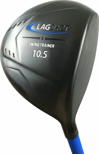 Lag Shot Driver + 7 Iron Combo - Golf Swing Trainer Aid, Golf Digest's Editors' Best Swing Trainer of The Year! #1 Golf Training Aid of 2022, Free Video Series with PGA Teacher!