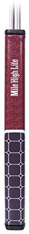 Mile High Life | Oversized Golf Putter Grip |  Mid Size Non-Slip Putter Grip | Lightweight Pistol Shape Tacky Putter Grip | Comfort Feel and Soft Push | 10.50" Long