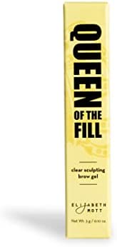 Eyebrow Gel and Brow Filler: Elizabeth Mott Queen of the Fill Gel Makeup with Brush to Fill In Eyebrows and Cover Gray Hairs - Cruelty Free Cosmetics Products - 4g