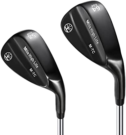Mile High Life | Entry Level Golf Sand Wedge Sets | Golf Gap Wedge Sets | Lob Wedge Golf Clubs for Men & Women | 50/52/54/56/58/60 Right Handed