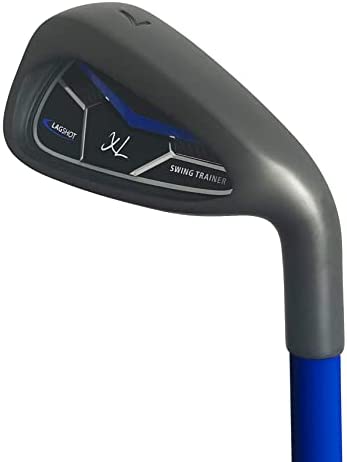 Lag Shot XL 7 Iron - Golf Swing Trainer Aid, Named Golf Digest's Editors' Choice Best Swing Trainer of The Year! #1 Golf Training Aid of 2022, Free Video Series with PGA Teacher of The Year!