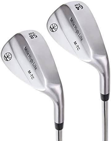 Mile High Life | Entry Level Golf Sand Wedge Sets | Golf Gap Wedge Sets | Lob Wedge Golf Clubs for Men & Women | 50/52/54/56/58/60 Right Handed