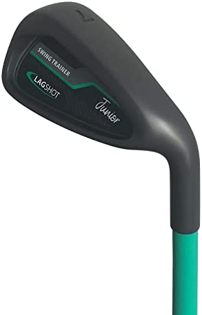 Lag Shot Junior 7 Iron - Golf Swing Trainer Aid, Named Golf Digest's Editors' Choice Best Swing Trainer of The Year! #1 Golf Training Aid of 2022, Free Video Series with PGA Teacher of The Year!