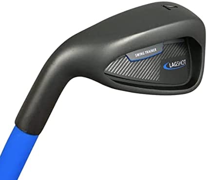 Lag Shot Driver + 7 Iron Combo - Golf Swing Trainer Aid, Golf Digest's Editors' Best Swing Trainer of The Year! #1 Golf Training Aid of 2022, Free Video Series with PGA Teacher!
