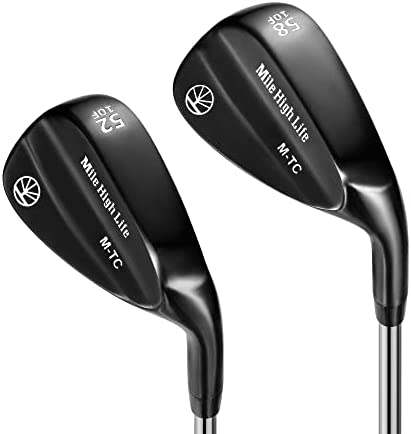 Mile High Life | Entry Level Golf Sand Wedge Sets | Golf Gap Wedge Sets | Lob Wedge Golf Clubs for Men & Women | 50/52/54/56/58/60 Right Handed