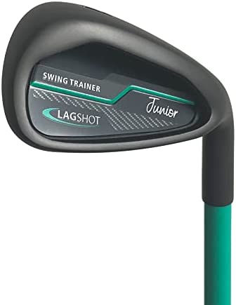 Lag Shot Junior 7 Iron - Golf Swing Trainer Aid, Named Golf Digest's Editors' Choice Best Swing Trainer of The Year! #1 Golf Training Aid of 2022, Free Video Series with PGA Teacher of The Year!