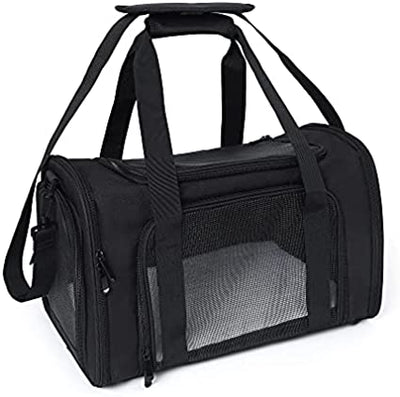 Mile High Life | Outdoor Travel Pet Carrier | Kitty Puppy Cat Carriers | Collapsible Dog Carrier for Small Medium Dogs | Cat Crates w Breathable Mesh with Soft-Sided
