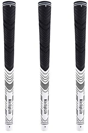 Mile High Life | Avid Golf Club Grips | 3, 13 Pc Set Bundle Golf Grips | Multi-Compound Corded Rubber Golf Grip | Standard Midsize Jumbo