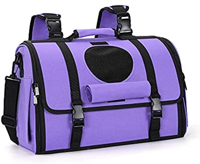 Mile High Life | Outdoor Travel Pet Carrier | Hiking Outdoor Dog Carrier Backpack | Collapsible Dog Carrier for Small Medium Dogs | Cat Crates w Breathable Mesh with Soft-Sided