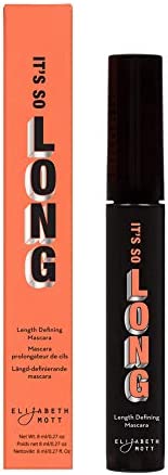 Cruelty-Free Black Volumizing Smudge Proof Mascara: Elizabeth Mott Mascara - Water-Resistant Liquid Lash Extending Tubing Mascara - No Clump, Flakes, Smudges