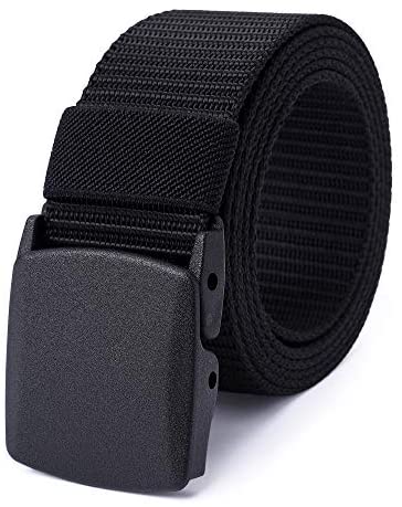 Mile High Life | Nylon Web Belt | Outdoor Military Belt | TSA Safe Buckle Plastic/Metal