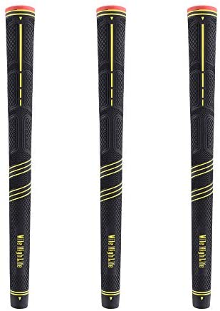 Mile High Life | Avid Golf Club Grips | 3, 13 Pc Set Bundle Golf Grips | Multi-Compound Corded Rubber Golf Grip | Standard Midsize Jumbo