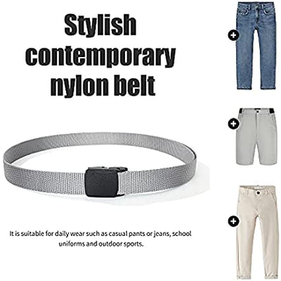Nylon Golf Belt for Men | Young Boys School Uniform Belt | Youth Baseball Belt