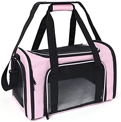 Canvas Pet Tote Natural & Pink – LoveThyBeast