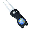State Flag Ball Marker Foldable Switch Blade Divot Repair Tool