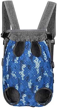 Mile High Life | Hiking Outdoor Pet Carrier Backpack | Legs Out Puppy Cat Carrier | Camouflage Dog Carrier for Small Dogs | Dog Backpack w Breathable Mesh