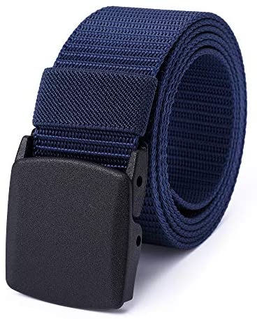 Mile High Life | Nylon Web Belt | Outdoor Military Belt | TSA Safe Buckle Plastic/Metal