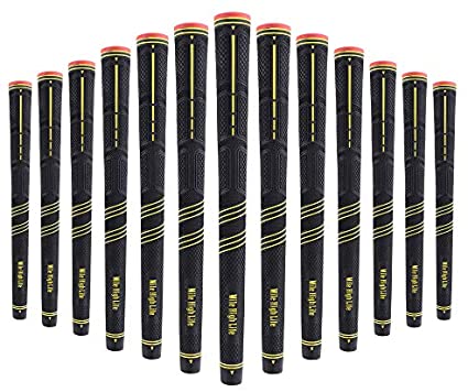 Mile High Life | Avid Golf Club Grips | 3, 13 Pc Set Bundle Golf Grips | Multi-Compound Corded Rubber Golf Grip | Standard Midsize Jumbo