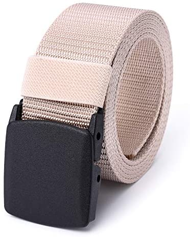 Mile High Life | Nylon Web Belt | Outdoor Military Belt | TSA Safe Buckle Plastic/Metal