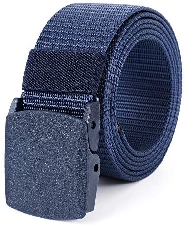 Mile High Life | Nylon Web Belt | Outdoor Military Belt | TSA Safe Buckle Plastic/Metal
