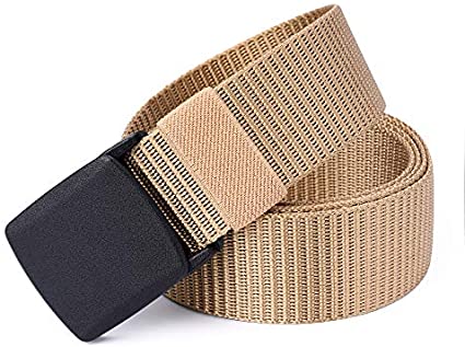 Mile High Life | Nylon Web Belt | Outdoor Military Belt | TSA Safe Buckle Plastic/Metal