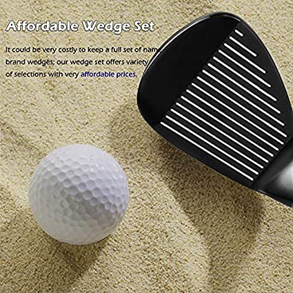 Mile High Life | Entry Level Golf Sand Wedge Sets | Golf Gap Wedge Sets | Lob Wedge Golf Clubs for Men & Women | 50/52/54/56/58/60 Right Handed