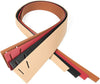 Women’s Wide Faux Leather Knot Belt | Women’s Faux Leather Non Buckle TSA Safe Junior Waist Belt