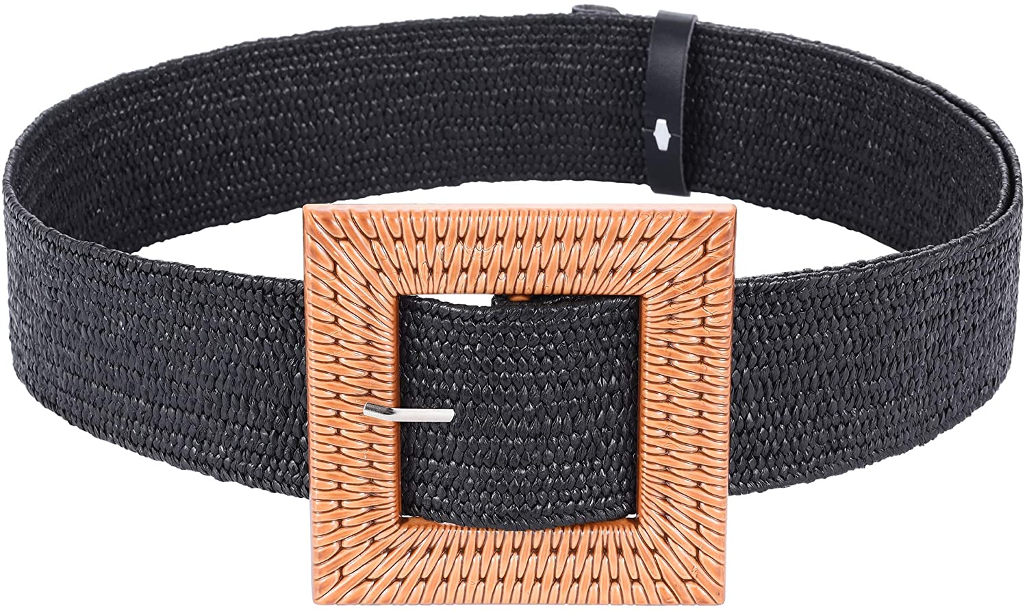 Women's Tropical Wide Woven Stretch Waist Belt