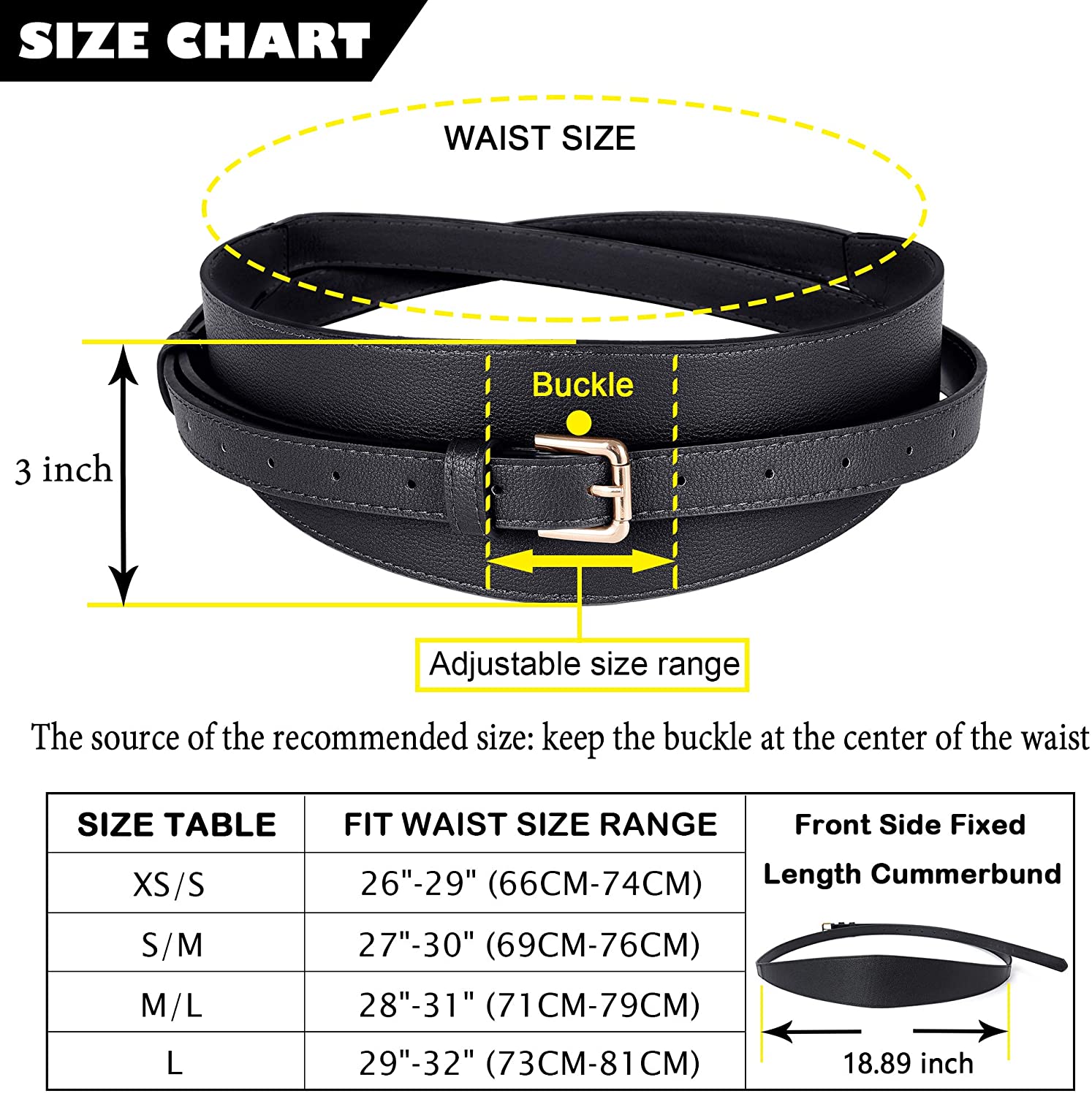 Wide Waist Belt