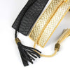 Women’s Wide Cummerbund Faux Leather Waist Belt | Women’s Faux Leather Braided Tassel Belt | Junior Waist Belt